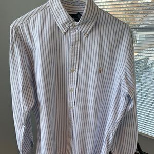Polo Ralph Lauren Button Down (Blue/White)